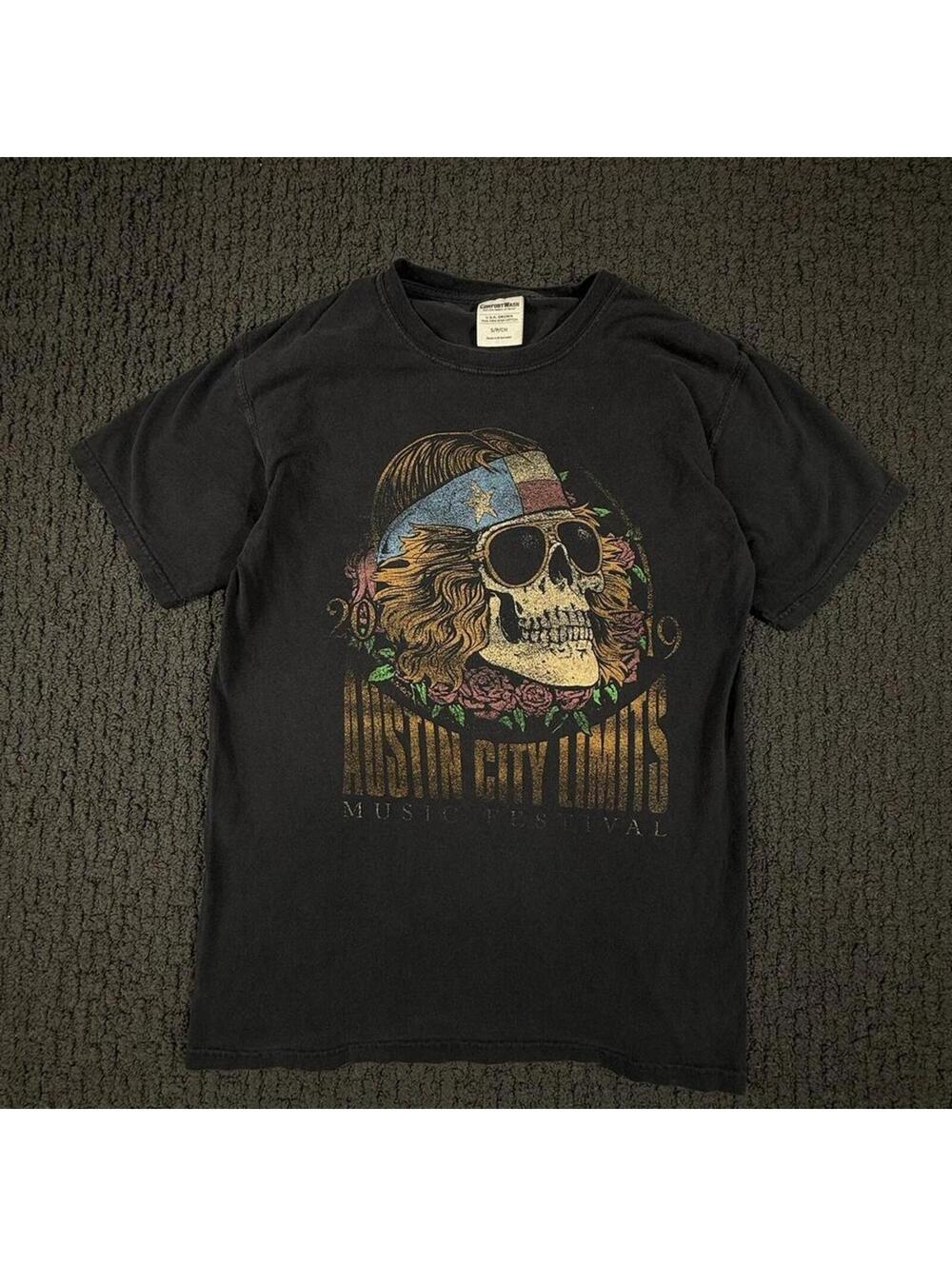 GUNS N’ ROSES 2019 Austin Festival Skull Graphic T S